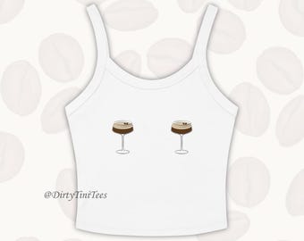 Débardeur Martini Nips expresso : Déguisement d'Halloween pour un cadeau d'anniversaire tendance