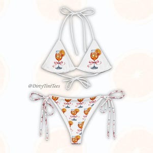 Aperol Spritz Bikini, Cocktails Bikini, Girly Coquette