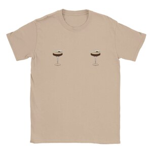 Espresso Mar(tini) nips Printed Crewneck T-shirt