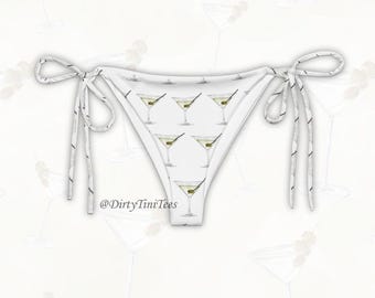 Schmutzige Martini String Bikinihose