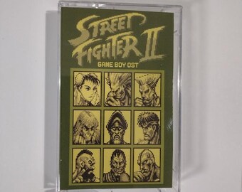 Street Fighter 2 Game Boy OST Cassette Tape
