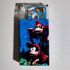 Aquatic Ambience from Donkey Kong Country – Custom Handmade Cassette Tape: 60-Minutes! Looped & Relaxing!