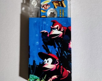 Aquatic Ambience from Donkey Kong Country – Custom Handmade Cassette Tape: 60-Minutes! Looped & Relaxing!