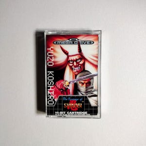 Revenge of Shinobi - Handmade Custom Cassette Sega Genesis FM Synth Music Retro Gaming Nostalgia