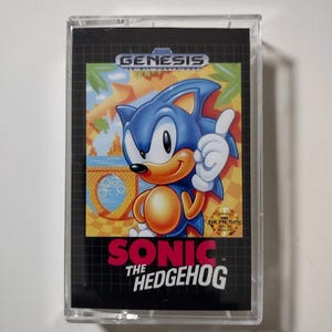 Sonic The Hedgehog OST - Handmade Cassette Tape - Limited Edition Genesis FM Synth Music