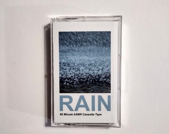 Rain - 60 Minute ASMR Cassette Tape - Nature Sounds Meditation Healing Audio