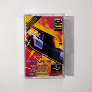 SNES Top Gear 2 Soundtrack Handmade Custom Cassette Tape High Fidelity Retro Gaming Music