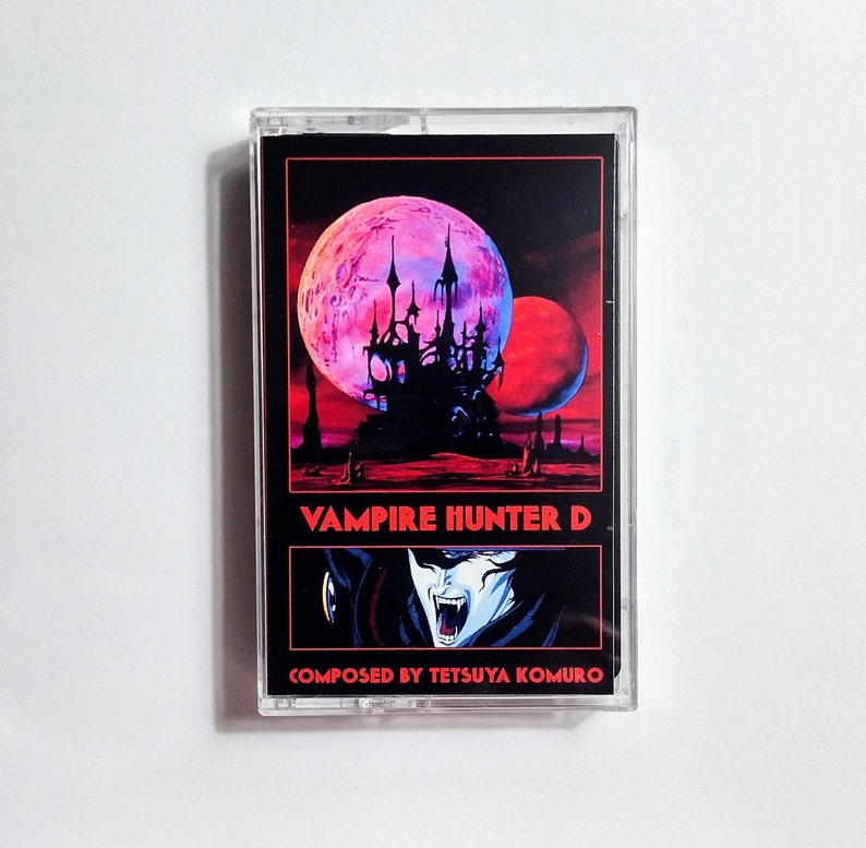 Vampire Hunter D Anime Soundtrack - Handcrafted High-Fidelity Custom Cassette image 1