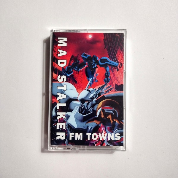 Mad Stalker FM Towns OST - Handmade Custom Cassette Tape Game Soundtrack by Keishi Yonao Mecha Cyberpunk Retro Video Game Music