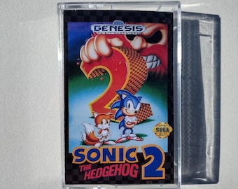 Sonic The Hedgehog 2 Cassette Tape - Limited Edition Handmade