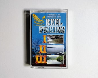 Bande sonore de pêche au moulinet 1, 2 et 3 (PS1 + PS2) Cassette faite main - Musique de jeu rétro apaisante, soulagement du stress en édition limitée