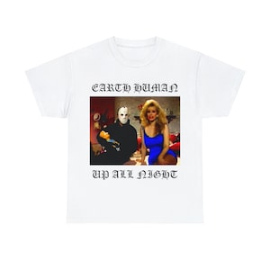 Earth Human - Up All Night T Shirt Lofi Pixel Art