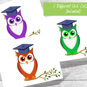 Graduation Owl Handprint Craft| Instant Download| Printable Handprint Art Kindergarten and Preschool Graduation Keepsake