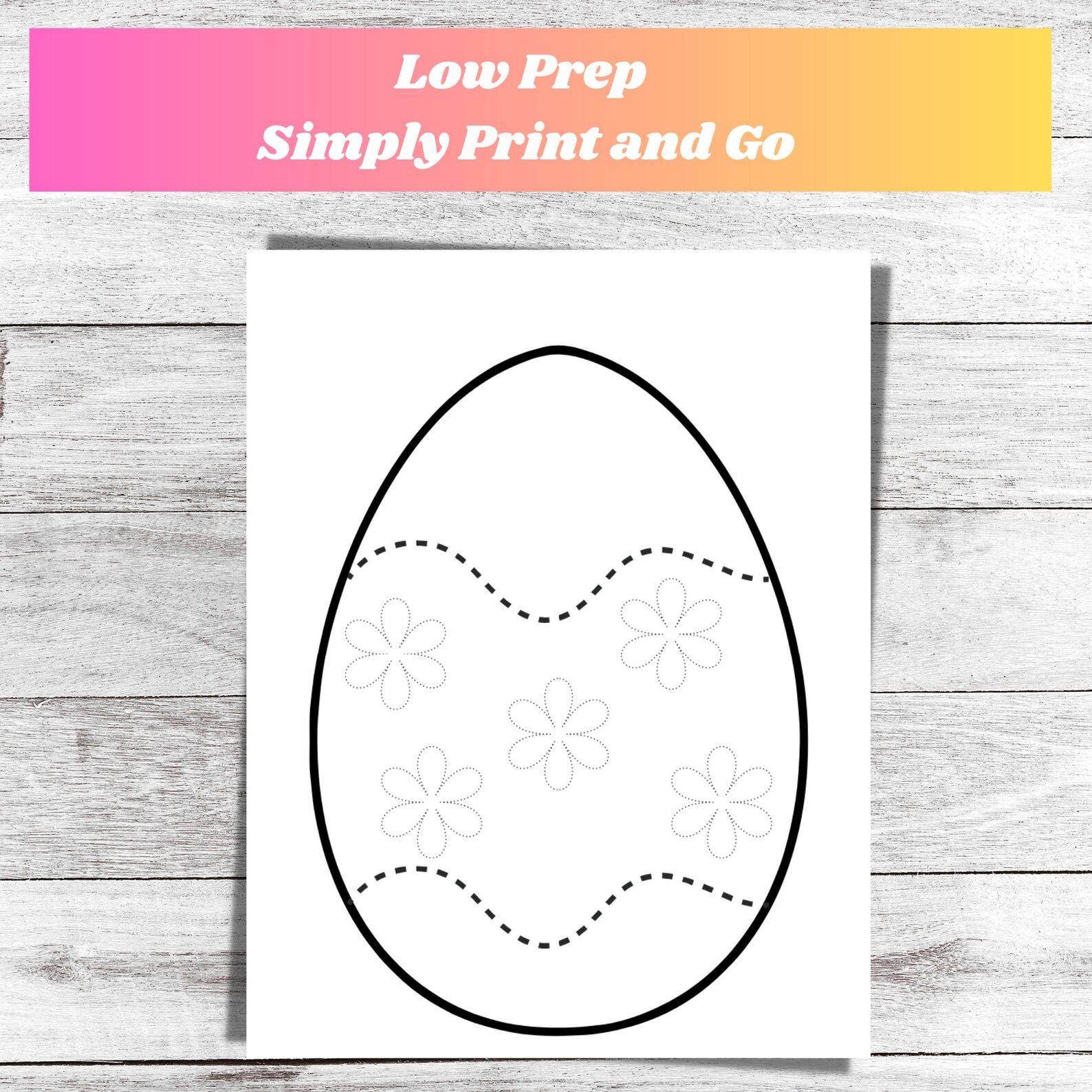 Easter Egg Tracing Worksheets| Easter Themed Fine Motor Skills Activity ...