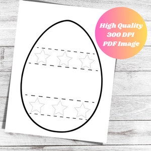 Easter Egg Tracing Worksheets| Easter Themed Fine Motor Skills Activity ...