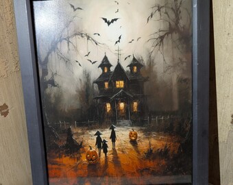 Framed Halloween Print Collection - Spooky Art for Goth & Seasonal Decor
