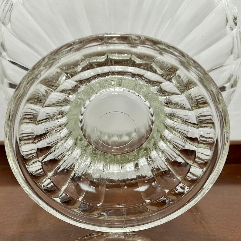 EAPG Pedestal Bowl Fluted Sides  Scalloped Loop Patterned Lip & Footed Base Lovely Versatile Bowl Great for Housewarming Gift or Collectors