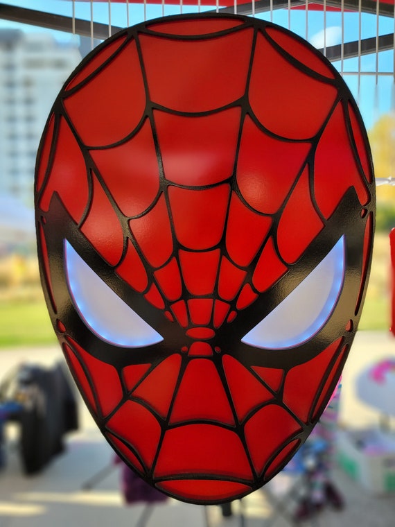 Spiderman 3D Sign With LED Lights - Etsy