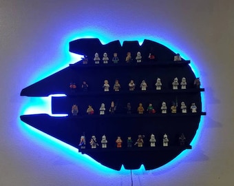 Millennium falcon minifigure holder