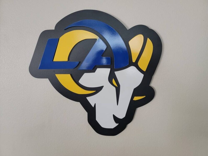 LA Rams 3D Sign/wall Decor Etsy
