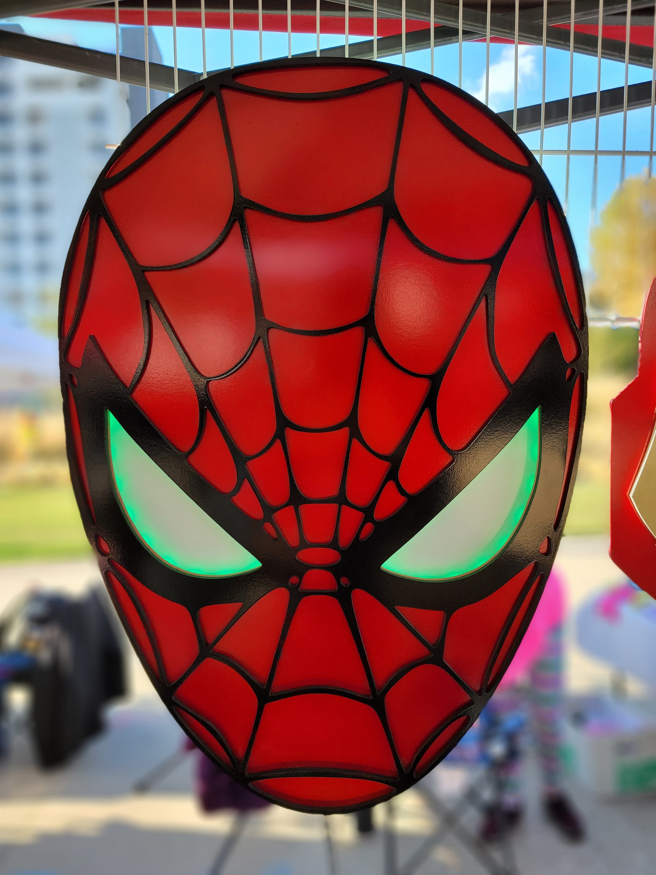 Spiderman 3D Sign With LED Lights - Etsy