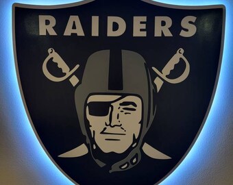 Raiders light clearance up sign