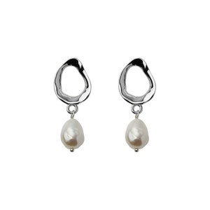 Real Pearl Drop Earrings,Pearl Dangle Earrings,Pearl Bridal Earrings,Wedding Drop Earrings,Statement Earrings,Bridesmaid Gift