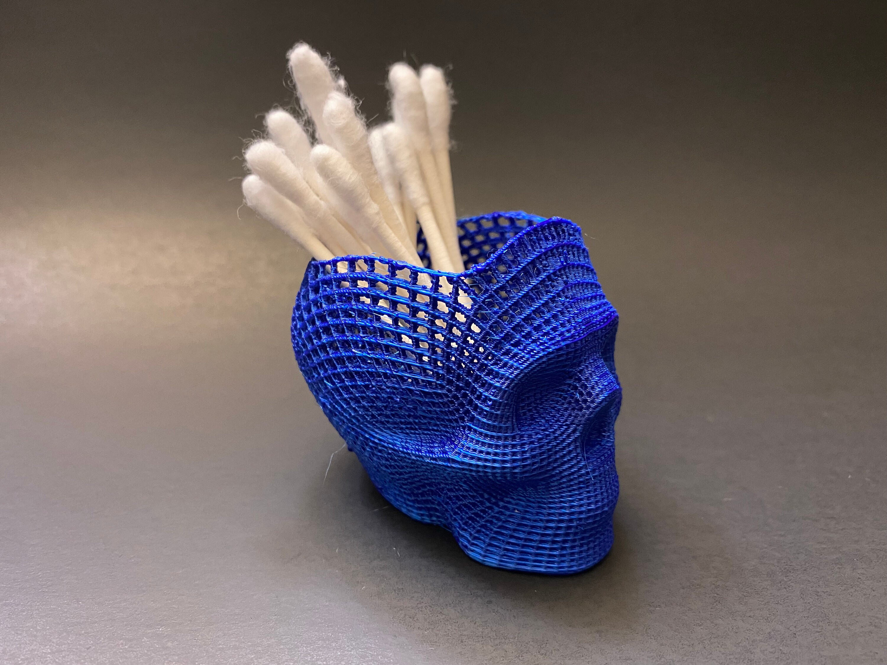 Skull Q Tip Holder Etsy