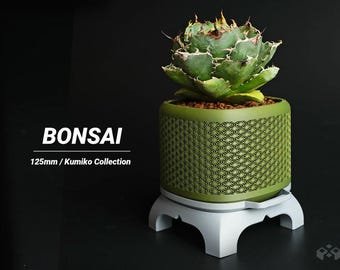 Kumiko Super ellipse Bonsai Planter with Legs