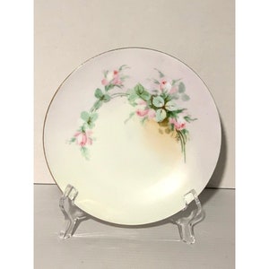 Thomas "SEVRES" Bavaria Roses Vintage Cabinet Plate Hand Painted Artist Signed