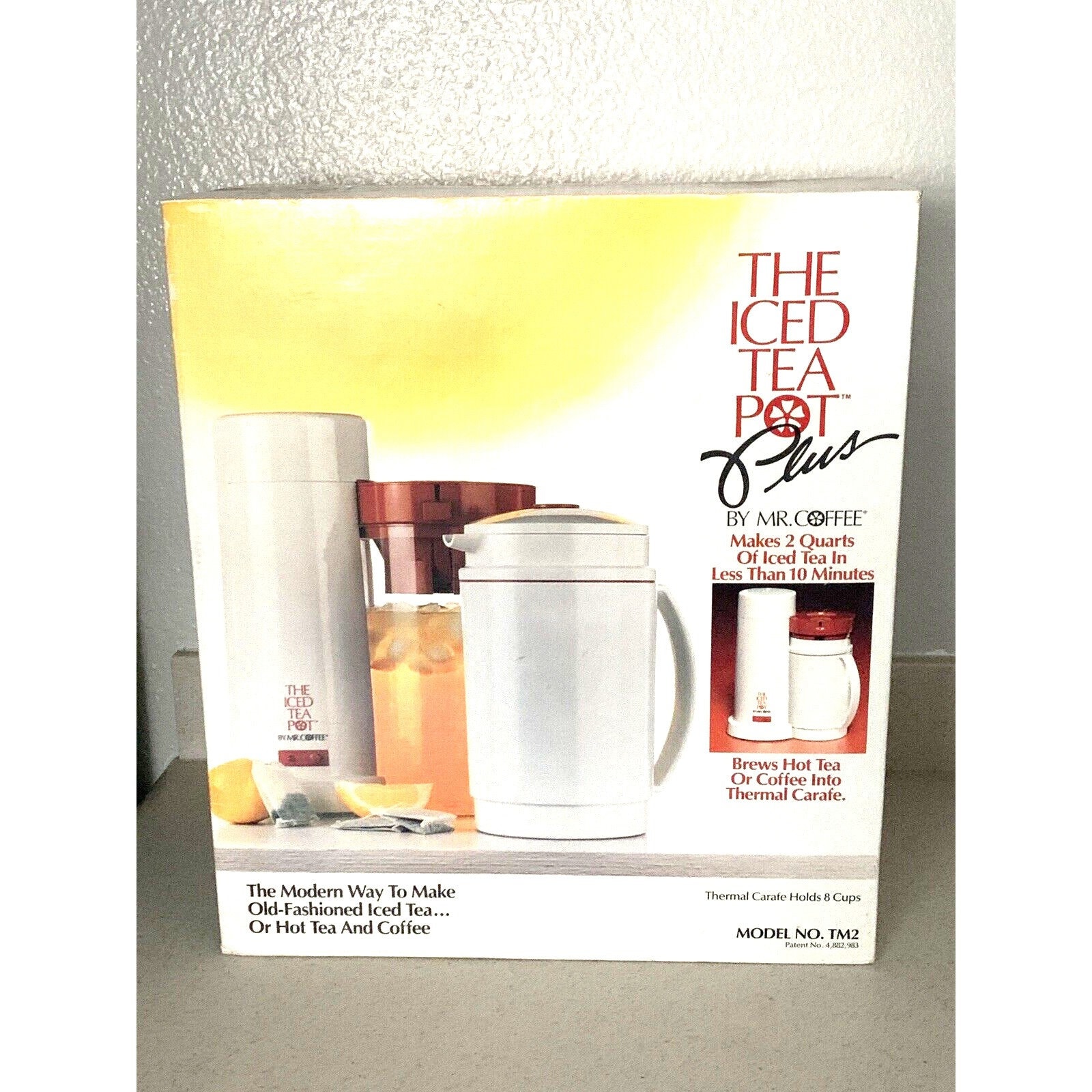 Mr. Coffee Fresh Tea Iced Tea Maker No Pitcher 3 Quart TM75R 