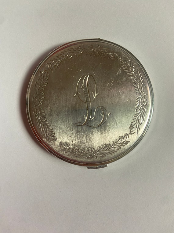 Antique Sterling Silver Engraved Mexican Powder Co