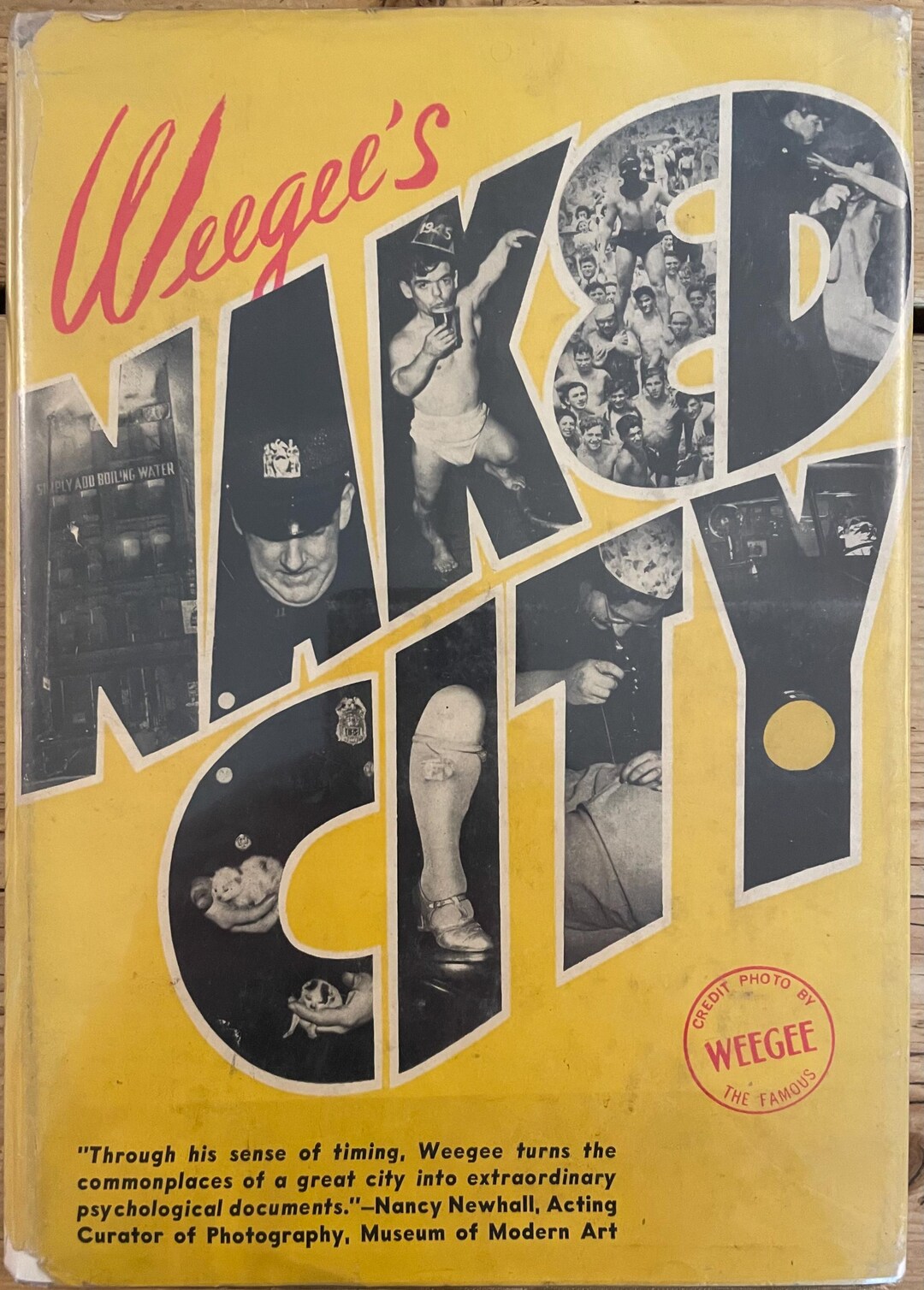 Naked City- Vintage Hardcover Book by Weegee - Etsy