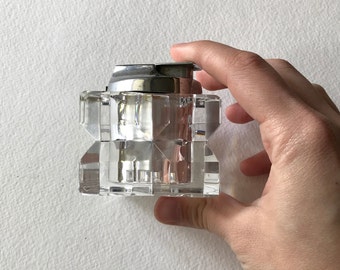 1970s cigarette lighter ,lucite, plastic