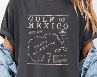 Gulf of Mexico Shirt, Gulf Coast Name Shirt, Political Shirt, Liberal Patriotic Travel Shirt, Resist Shirt, Democrat Tee, Anti Trump Shirt