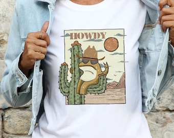 Retro Frog Shirt, Western Frog Crewneck, Cute Frog T-Shirt, Vintage Frog Shirt, Frog Tee, Frog Lover Shirt, Frog Lover Gift, Hippie Frog
