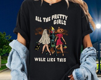 Sexy Halloween Comfort Colors T-Shirt, Funny Halloween Witch, Retro Halloween Party Shirt, Spooky Season Costume, Trick or Treat Gift Tee