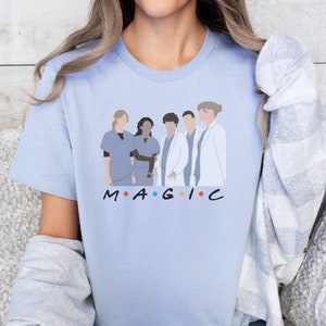 MAGIC Grey&#39;s Anatomy T-shirt, Grey Anatomy Shirt, Greys Anatomy Interns Tee, Meredith Alex George Izzie Christina Shirt, Greys Lover Gift
