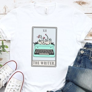 The Writer Tarot Card Shirt, Funny Tarot Card T-Shirt, Tarot The Writer Shirt, Gift for Writers, Writer T-Shirt, Tarot Shirt, Graphic Tees
