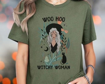 Witchy Woman Shirt, Cottagecore Graphic TShirt, Witchy Woman, Goblincore Shirt, Witchy Tee Shirt, Witchy Clothing, Magic Boho Spiritual Gift
