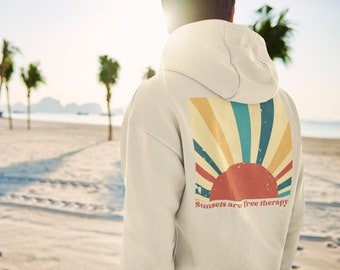 Chasing Sunsets Aesthetic Hoodie, Trendy VSCO Hoodie, Preppy Positive Quote Hoodie,Trendy Crewneck Y2K Hoodie I Love Sunsets Pullover Hoodie