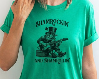 St Patricks Day Shirt, Shamrockin' and Shamrollin' Tee, Shenanigans Shirt, Gift for Irish Lover, Irish Drinking Shirt,Saint Patricks Day Tee