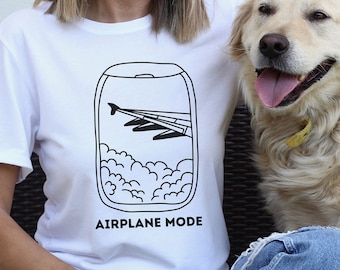 Airplane Mode Shirt, Travel Sweatshirt, Funny Air Travel Sweatshirt, Sarcastic Shirt, Vacation Shirt, Gift for Traveler, Business Travel Tee