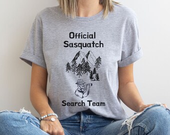 Sasquatch Search Team Official, Bigfoot Shirt, Bigfoot Tee, Bigfoot Sasquatch Shirt, Bigfoot Tshirt, Yeti Shirt, Sasquatch Search Team Tee