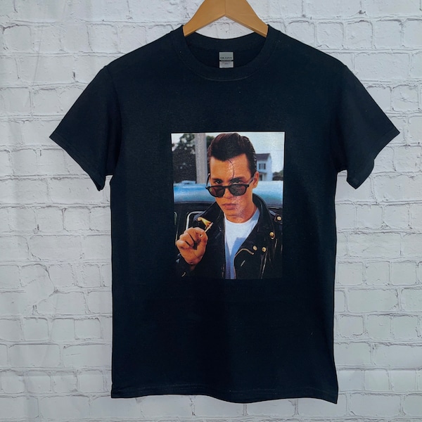 T-shirt CRY BABY johnny depp , cool tees , customizable cute tshirts