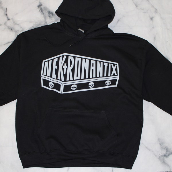 Hoodie NEKROMANTIX , psychobilly fan art, cool hooded sweatshirt ,customizable