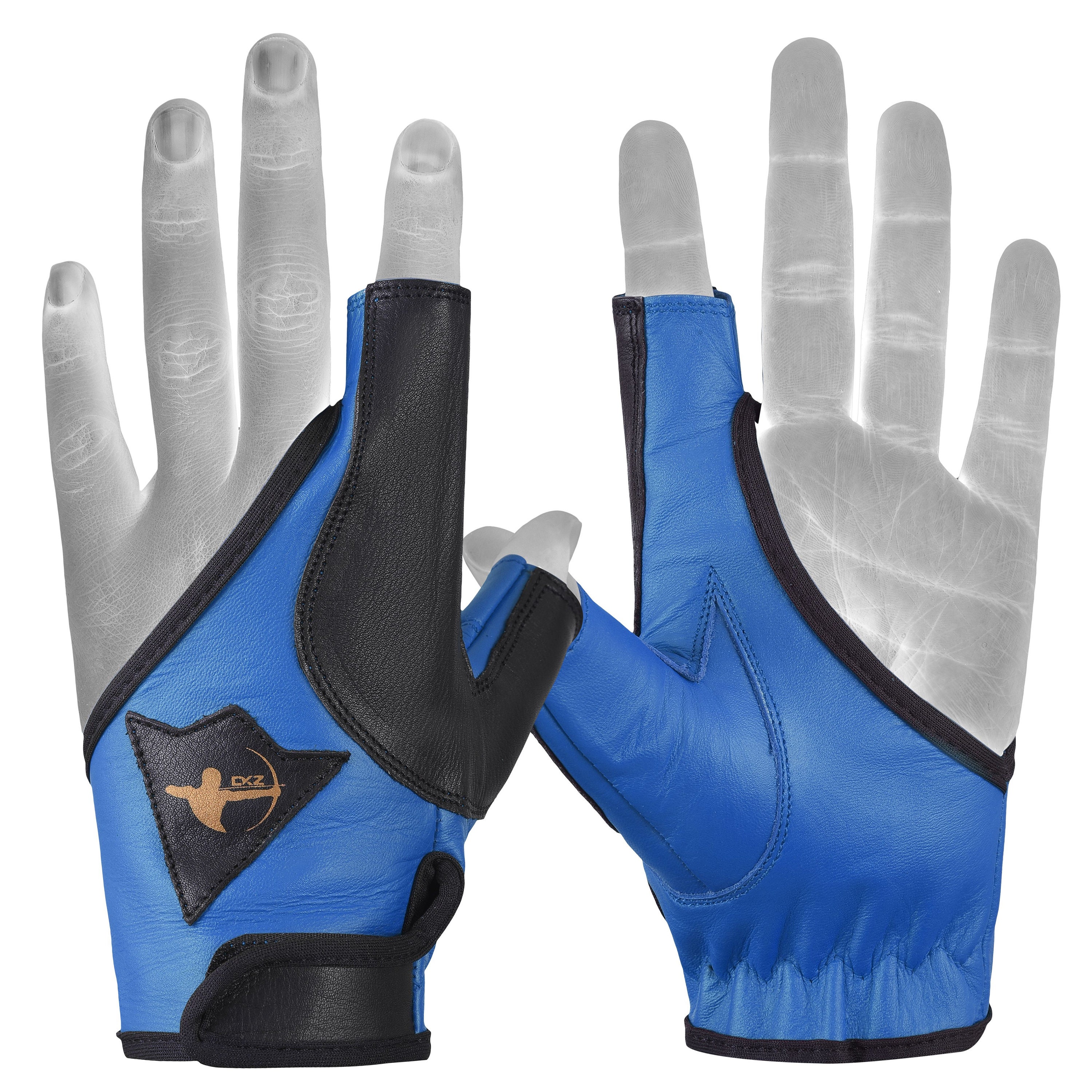 Archers 3 Finger Glove and Archery Bow Gloves 100 Leather Etsy