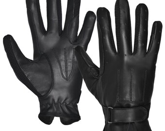 Aniline Leather Horse Riding Gloves: Hand Sewn, Comfortable Fit