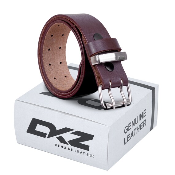 Men\'s double black brown belt Belt Reversible Mens Double Sided Faux Leather Black/Brown  main image 4