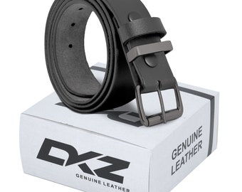 MENS LEATHER BELT black brown 100% Genuine 30'' to 72'' waist sizes